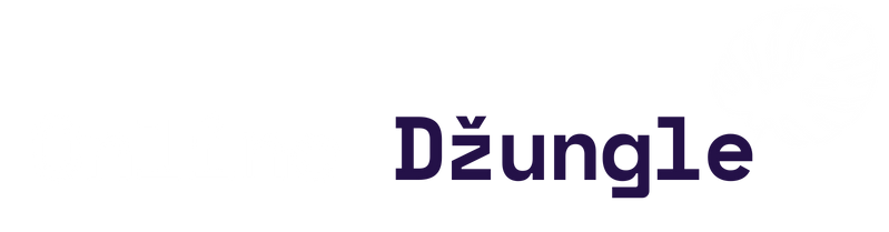 a logo with a black background