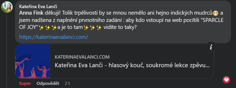 reference od Katečina Eva Lanči